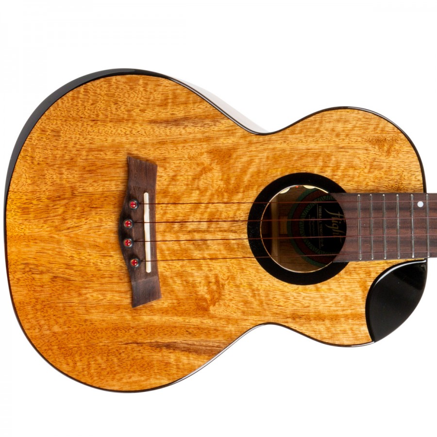 Flight Fireball EQ-A Solid Mango Tenor Ukulele with Bag - Natural